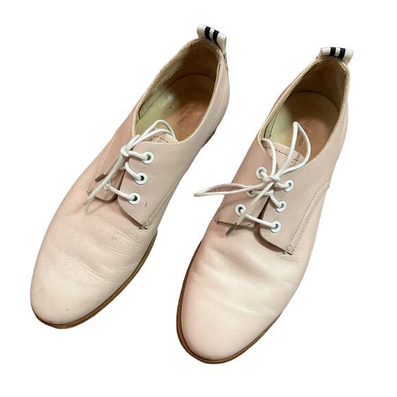 Rag & Bone Audrey Pink Leather Oxford - Picture 1 of 10